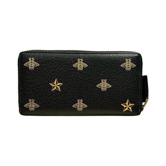 Gucci Bee Star Zip Around Wallet - Picture 2 of 8